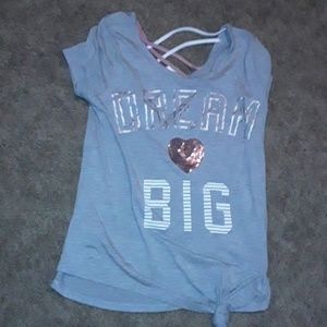 Short Sleeve Tee, crossed on back (Dream Big)